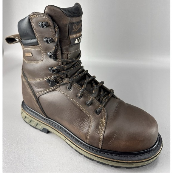 Danner Other - Danner Boots Steel Yard 8" Steel Toe Insulated 400G Mens Sz 8.5 Workwear Leather